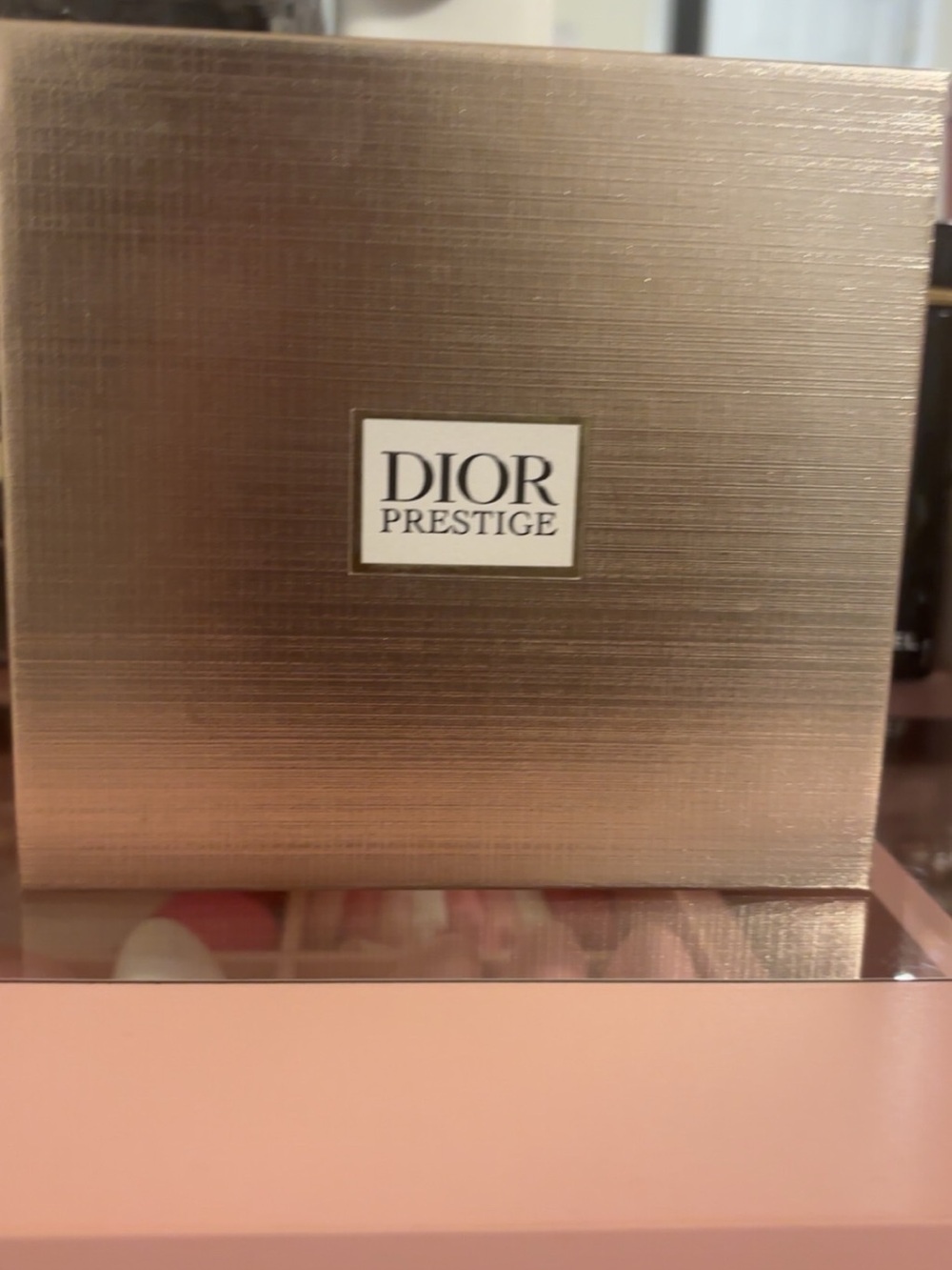 Dior Prestige Gold and Pink Skincare Box